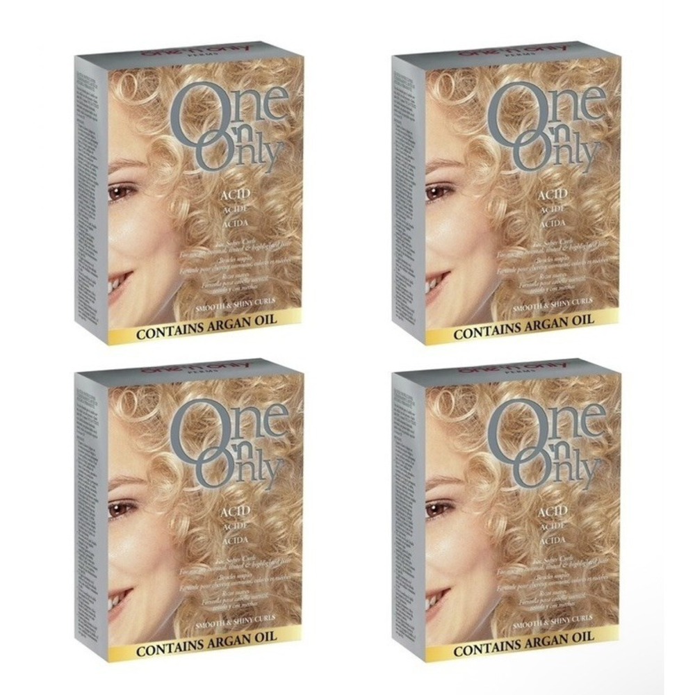 One 'n Only  Acid Perm For Normal , Tinted , Highlighted Hair perm Pack of 4
